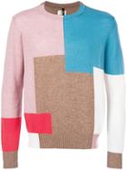 Santoni Colour Block Sweater - Multicolour