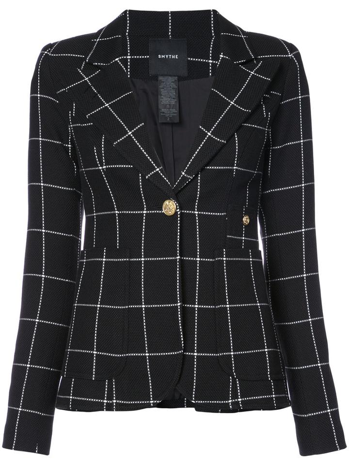 Smythe - Duchess Blazer - Women - Cotton/cupro - 10, Black, Cotton/cupro