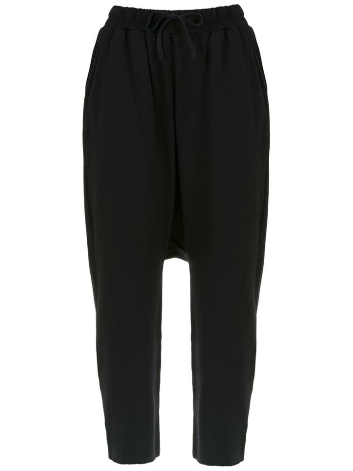 Uma Raquel Davidowicz Plural Cropped Trousers - Black