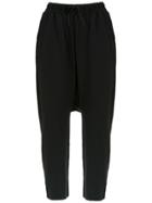 Uma Raquel Davidowicz Plural Cropped Trousers - Black