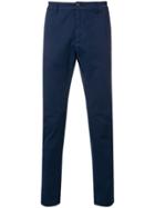 Department 5 Classic Slim-fit Trousers - Blue