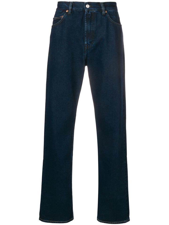 Our Legacy Embroidered Pocket Jeans - Blue