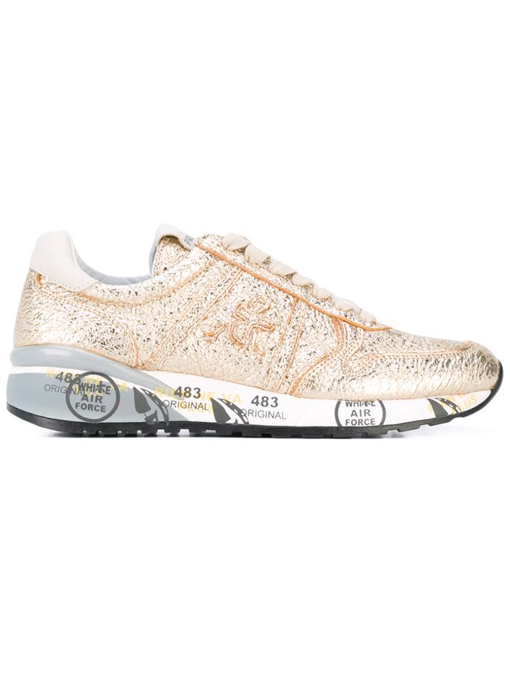 Premiata Printed Sole Trainers - Nude & Neutrals