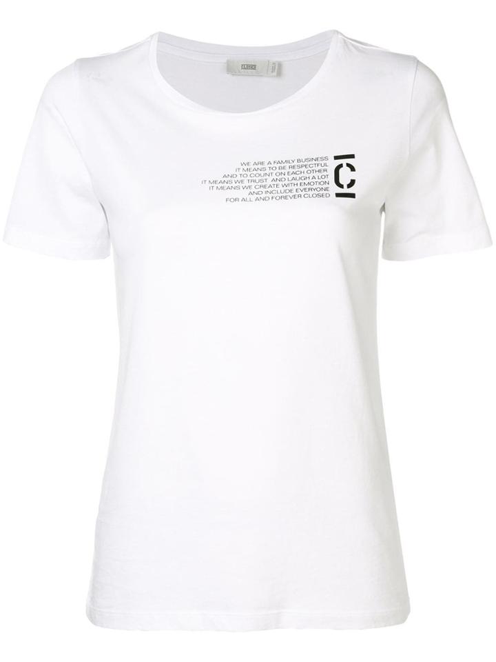 Closed Graphic Print T-shirt - White