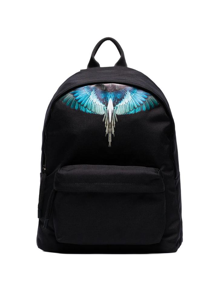 Marcelo Burlon County Of Milan Wings Print Backpack - Black