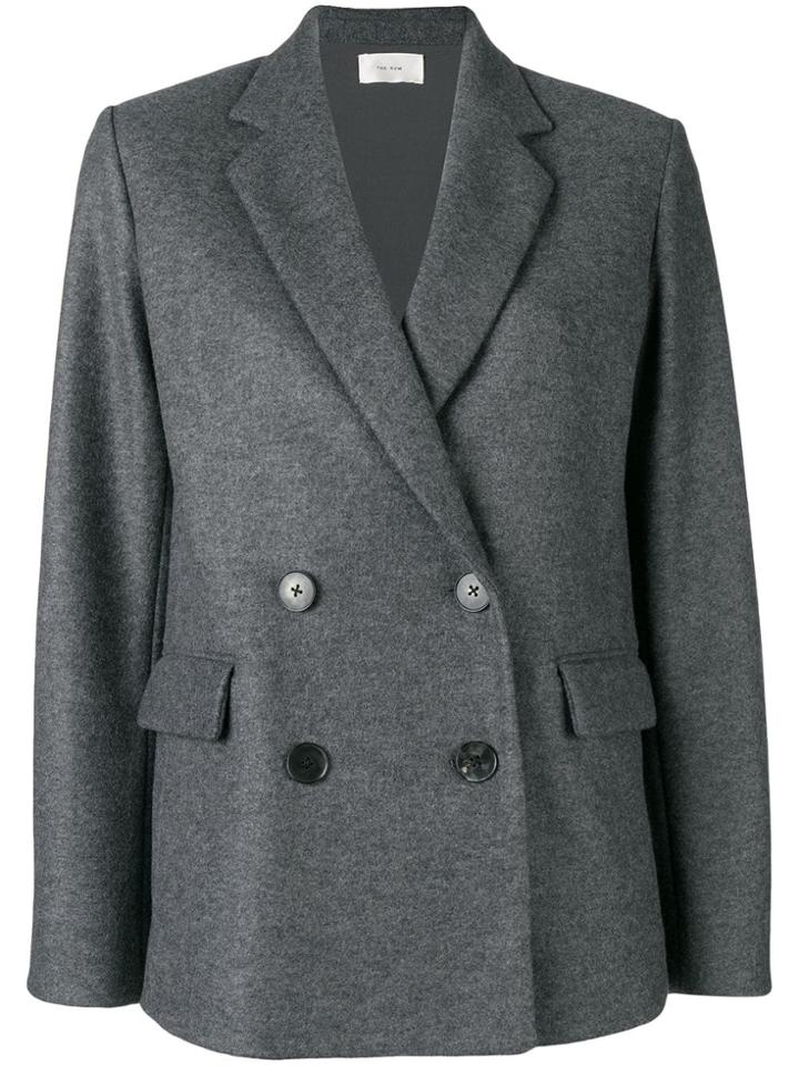 The Row Classic Double-breasted Blazer - Grey