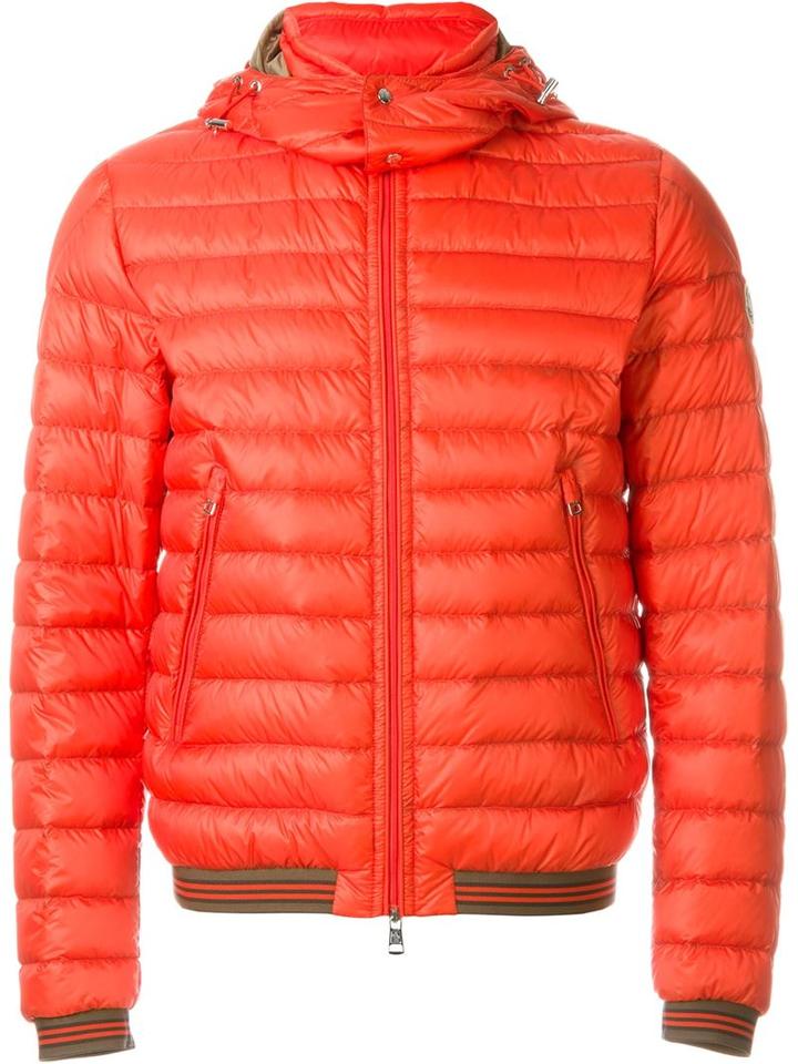 Moncler 'vidal' Padded Jacket, Men's, Size: Xl, Red, Polyamide/feather Down