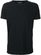Wings+horns Short Sleeved Crewneck T-shirt - Black