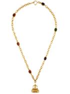 Chanel Vintage Gripoix Pendant Necklace, Women's, Metallic