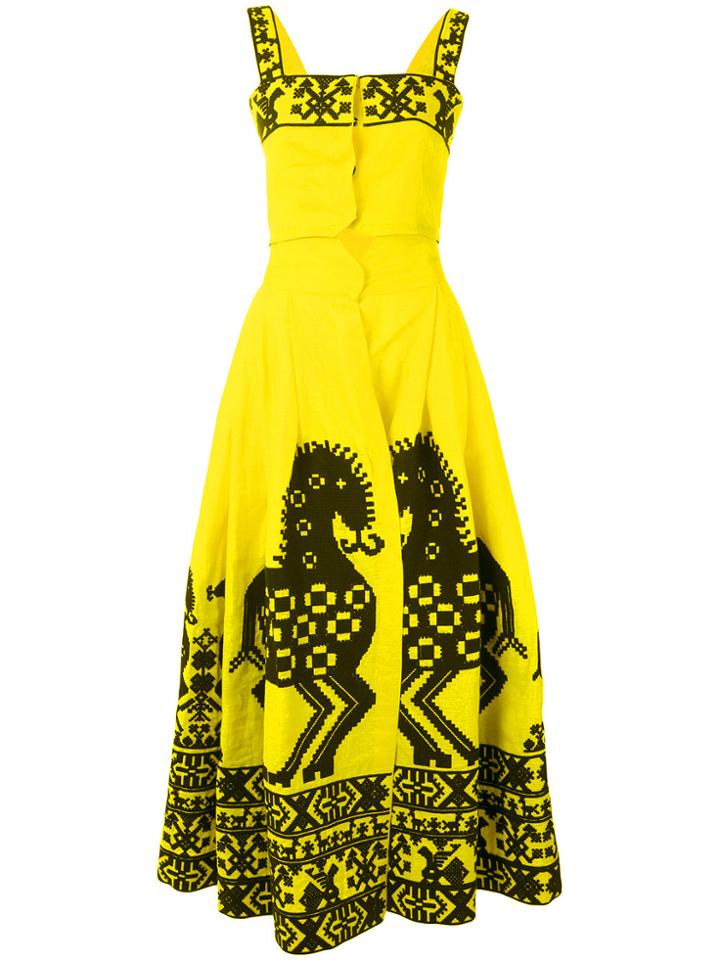 Yuliya Magdych 'herd' Co-ords - Yellow & Orange
