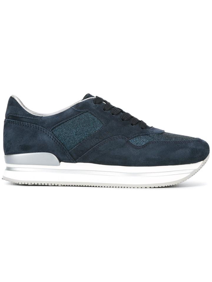 Hogan Lace Up Trainers - Blue