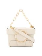 Yuzefi - Asher Cross-body Box Bag - Women - Leather/metal - One Size, Nude/neutrals, Leather/metal