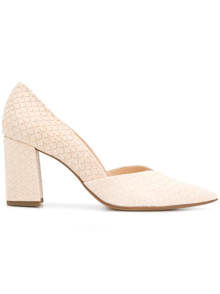 Hogl Block Heel Pumps - Nude & Neutrals