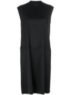 Mm6 Maison Margiela Loose-fit Sleeveless Dress - Black