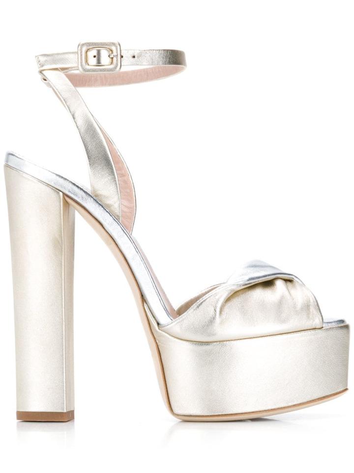 Giuseppe Zanotti Lavinia 100 Sandals - Silver