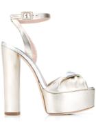 Giuseppe Zanotti Lavinia 100 Sandals - Silver
