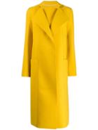 Maison Rabih Kayrouz Concealed Front Fastening Coat - Yellow