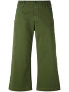 P.a.r.o.s.h. 'cora' Trousers, Women's, Size: Medium, Green, Cotton/spandex/elastane