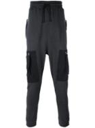 Blood Brother Cargo Track Pants, Men's, Size: Medium, Grey, Cotton