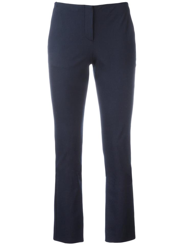 Theory Tennyson Skinny Trousers, Women's, Size: 6, Blue, Cotton/nylon/polyester/spandex/elastane