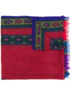 Etro Printed Cashmere Scarf - Red