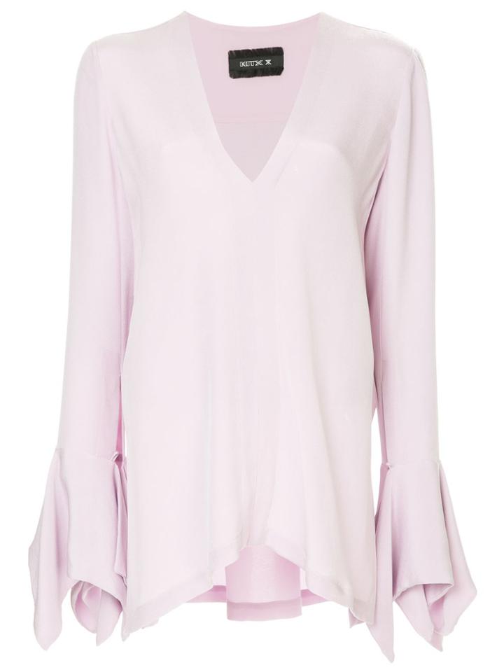 Kitx Loose Flared Blouse - Pink