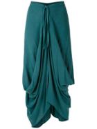 Uma Raquel Davidowicz México Draped Skirt - Blue
