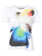 Mary Katrantzou Feather Print T-shirt - White