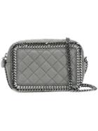 Stella Mccartney - Quilted Falabella Cross-body Bag - Women - Artificial Leather - One Size, Women's, Grey, Artificial Leather