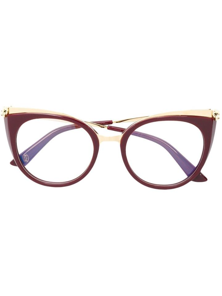 Cartier Panthère De Cartier Glasses - Red
