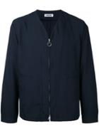 Monkey Time - Zipped Shirt Jacket - Men - Polyester - Xl, Blue, Polyester