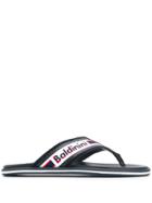 Baldinini Woven Logo Slides - Blue
