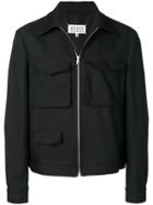 Maison Margiela Overshirt Patch Pocket Jacket - Black