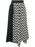 Loewe High Waisted Midi Skirt - Black