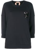 Nº21 Embellished Sweater - Black