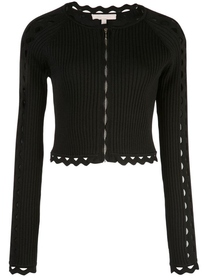Jonathan Simkhai Cutout Detail Cardigan - Black