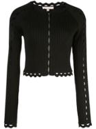 Jonathan Simkhai Cutout Detail Cardigan - Black
