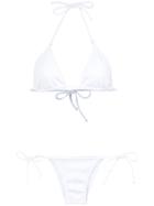 Amir Slama Triangle Bikini Set - White
