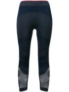 Adidas By Stella Mccartney Cropped Performance Leggings - Blue
