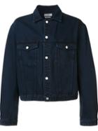 Cmmn Swdn Classic Denim Jacket, Men's, Size: 52, Blue, Cotton