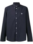 Kenzo Logo Slim-fit Shirt - Blue