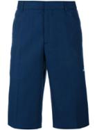 Givenchy Tailored Shorts, Men's, Size: 44, Blue, Cotton/spandex/elastane