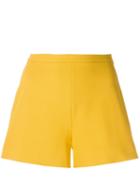 Giambattista Valli Plain Shorts, Women's, Size: 40, Yellow/orange, Cotton/spandex/elastane/viscose/acetate