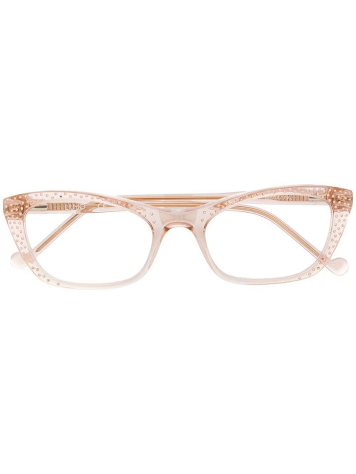 Liu Jo Transparent Cat-eye Frame Glasses - Neutrals