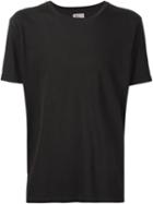 321 Round Neck T-shirt, Men's, Size: Large, Black, Cotton