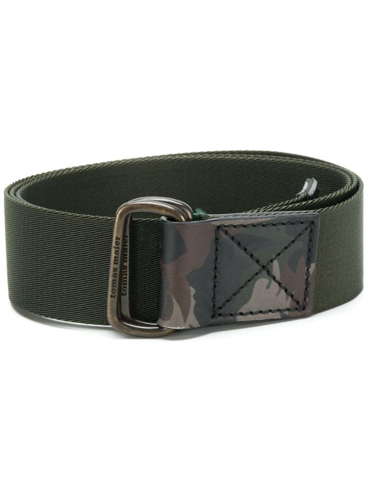 Tomas Maier Nylon Belt - Green