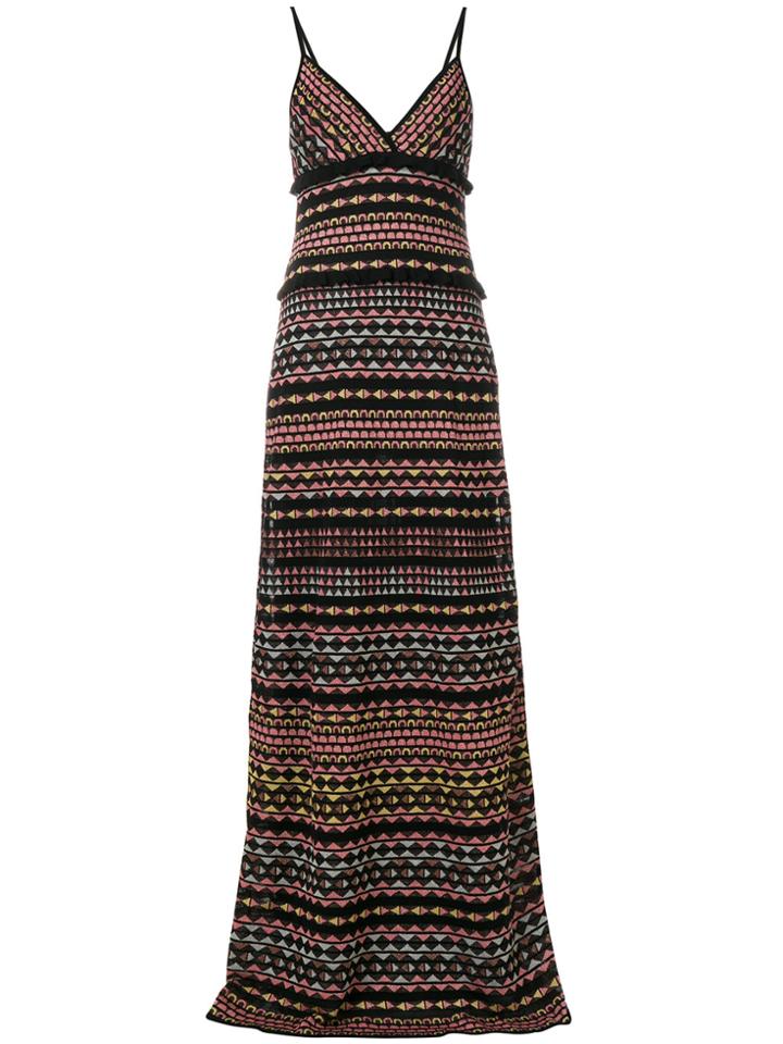M Missoni Striped Maxi Dress - Multicolour