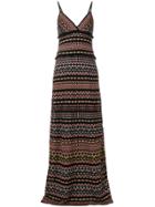 M Missoni Striped Maxi Dress - Multicolour