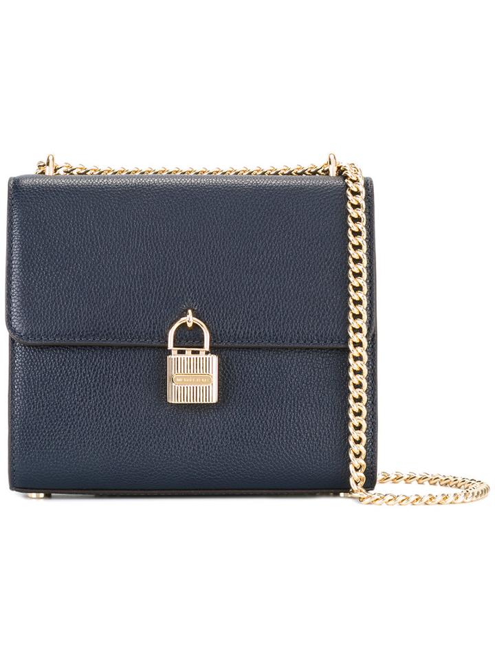 Michael Michael Kors - Chain Strap Shoulder Bag - Women - Leather - One Size, Women's, Blue, Leather