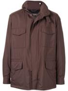 Loro Piana Single-breasted Fitted Jacket - Brown